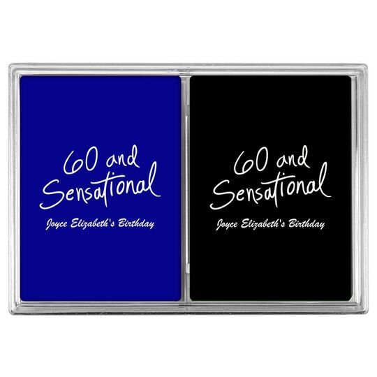 Fun 60 and Sensational Double Deck Playing Cards